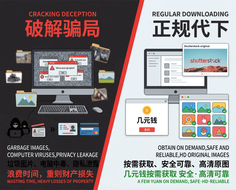 Shutterstock破解骗局揭露